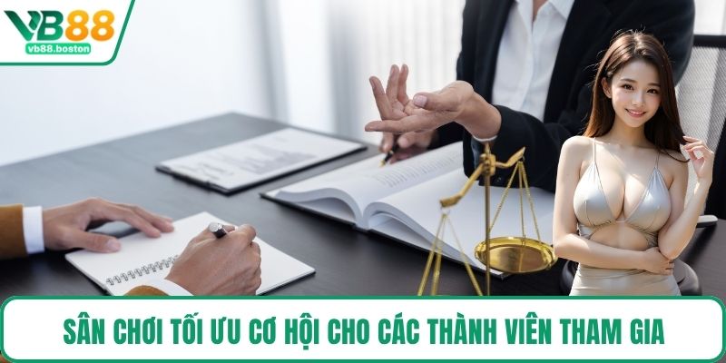 Sân chơi tối ưu cơ hội cho các thành viên tham gia
